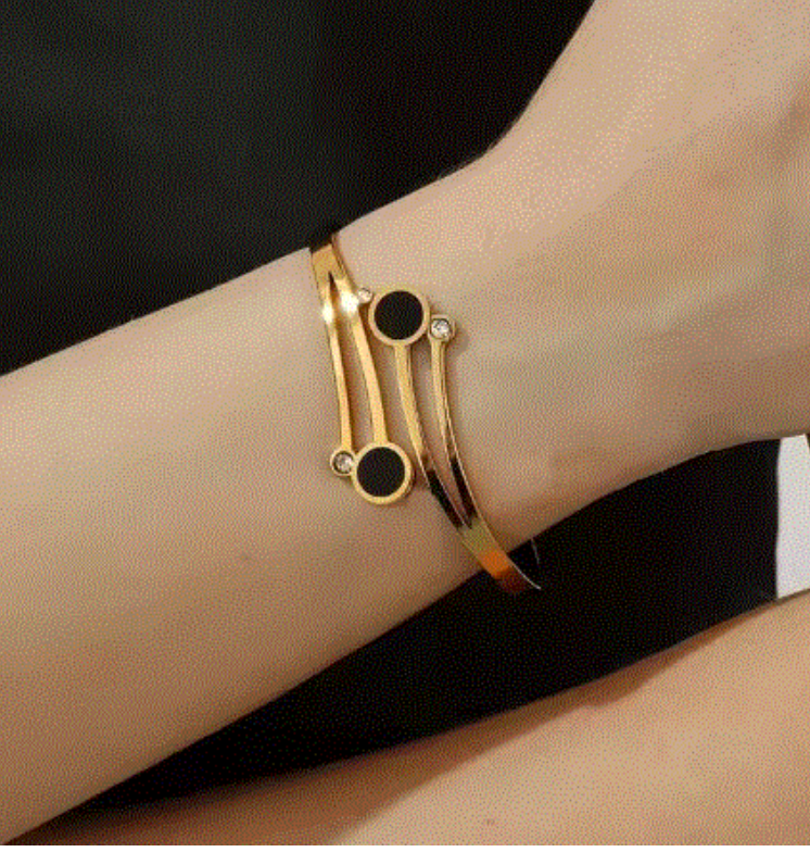 Zircon Cuff Bangle