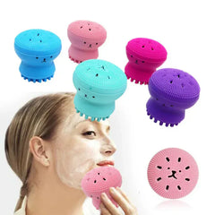 Face Cleansing Brush Silicone Mini Octopus