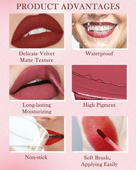 Golden Rose Mate Pretty lip- Lips Glass 12pcs