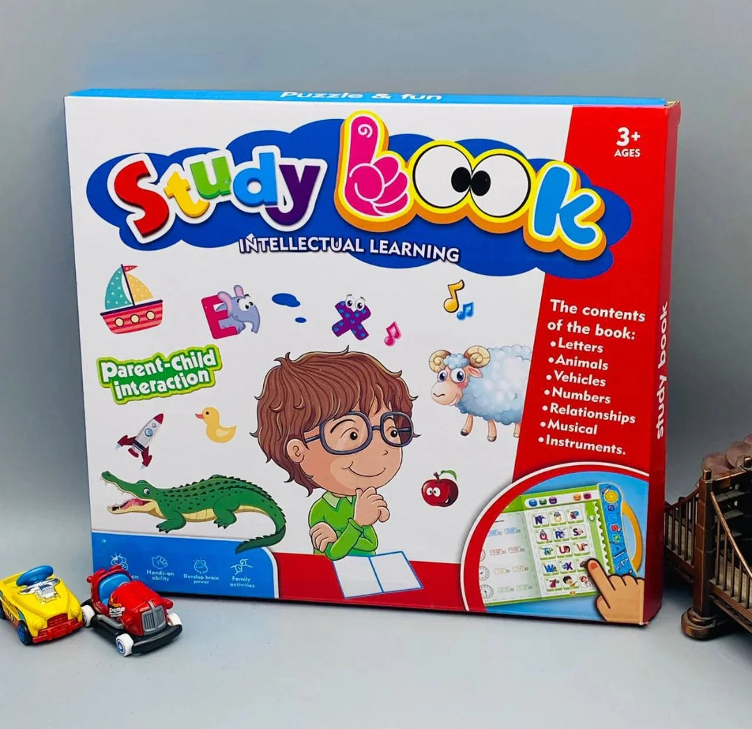 Intelligence Book English Letters Words Learning Language E-book Toddlers Preschool Educational Toys