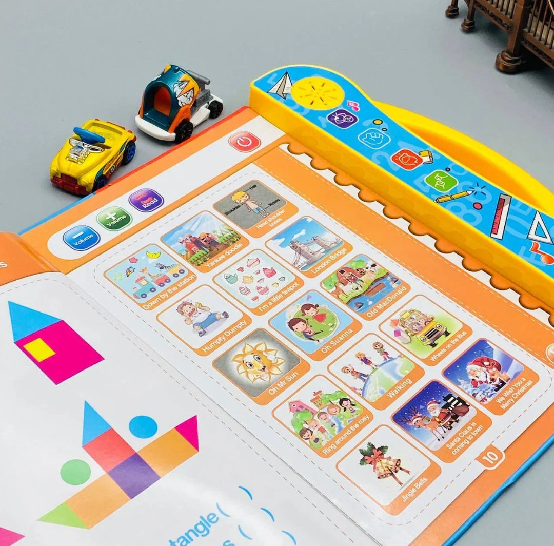 Intelligence Book English Letters Words Learning Language E-book Toddlers Preschool Educational Toys