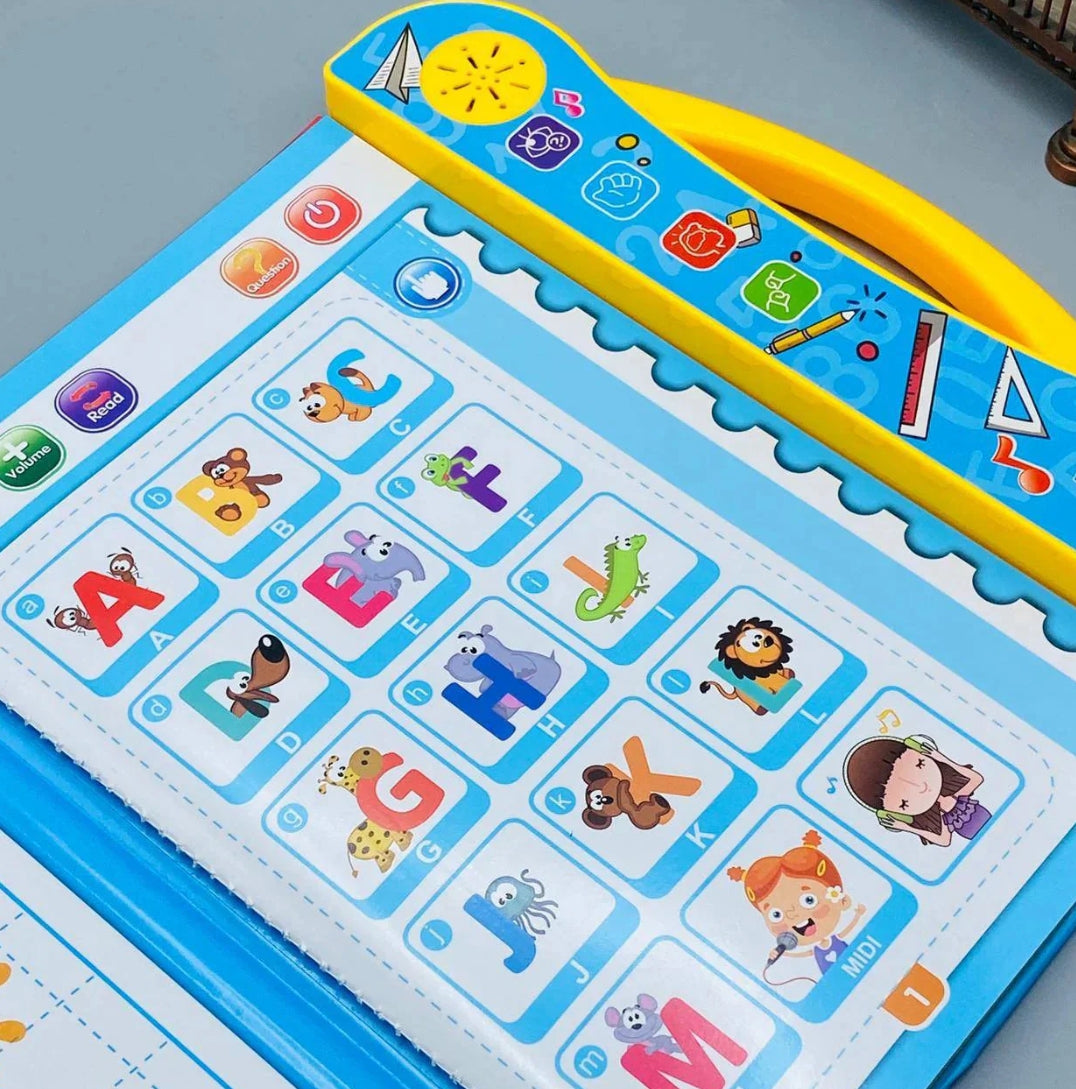 Intelligence Book English Letters Words Learning Language E-book Toddlers Preschool Educational Toys