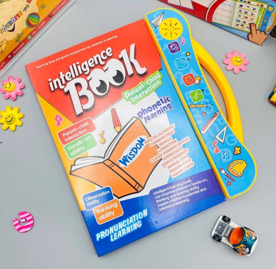Intelligence Book English Letters Words Learning Language E-book Toddlers Preschool Educational Toys