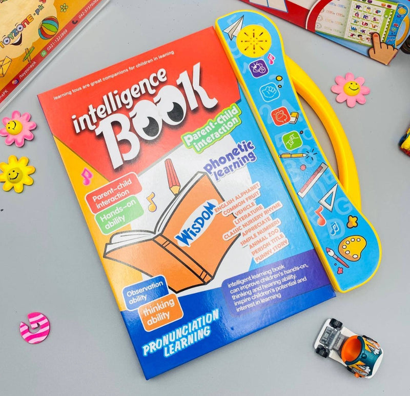 Intelligence Book English Letters Words Learning Language E-book Toddlers Preschool Educational Toys