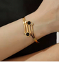 Zircon Cuff Bangle