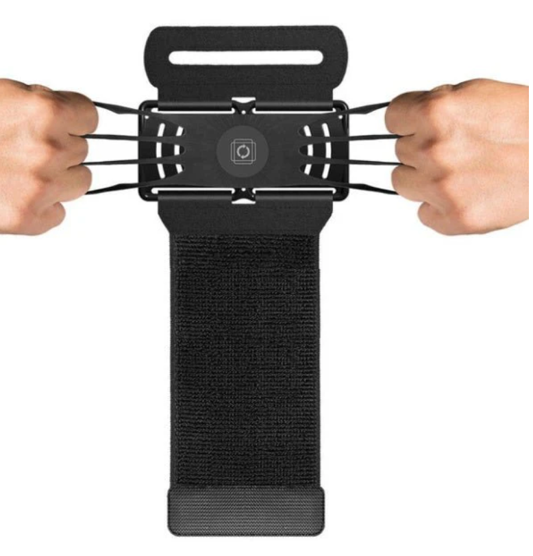 Detachable Mobile Phone Holder 360-degree Rotating Movement Arm Strap