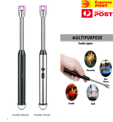 Arc Lighter With Usb Charging | Flameless Windproof | Led Battery Display | Safety Switch | Rotate 360 Degrees(random Colors)