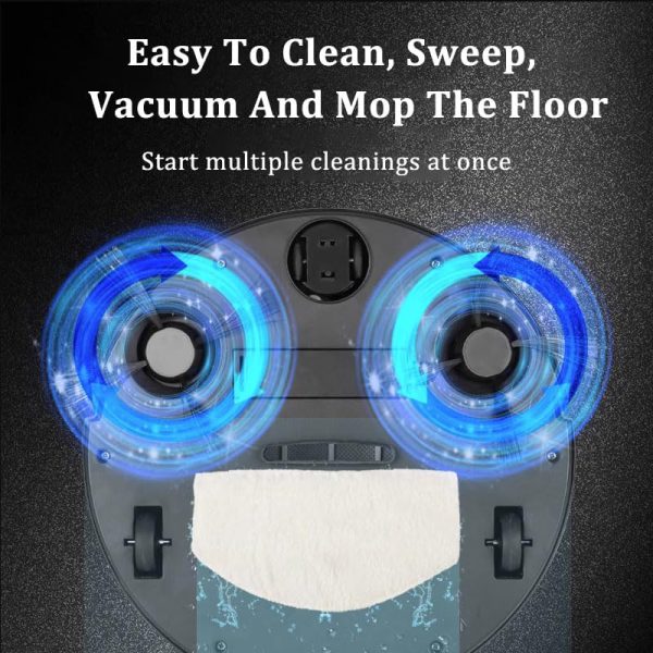 Portable Wireless Smart Mini Sweeping Robot Mopping 3 In1 Rechargeable Cleaning Machine Vacuum Cleaner For Home Office Robot